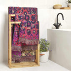 Σετ Πετσέτες Μπάνιου 3τμχ Hauz Sol 30X50+50X100+76X147 Pina Colada